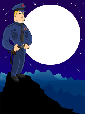 Detail Police Officer Picture Frames Nomer 36