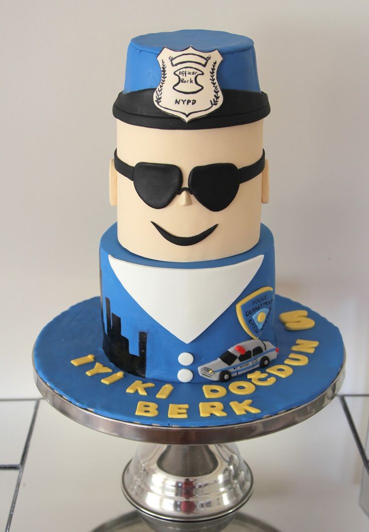 Detail Policeman Cake Pan Nomer 2