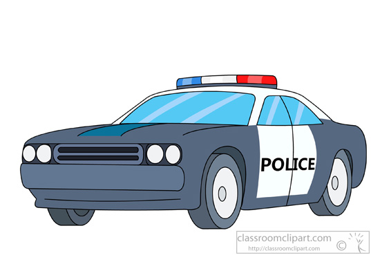 Detail Policeman Car Clipart Nomer 31