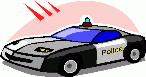 Detail Policeman Car Clipart Nomer 45