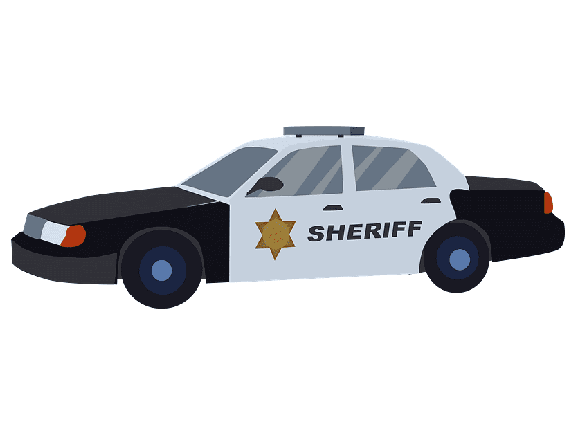 Detail Policeman Car Clipart Nomer 54