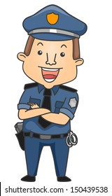 Detail Policeman Clipart Nomer 31