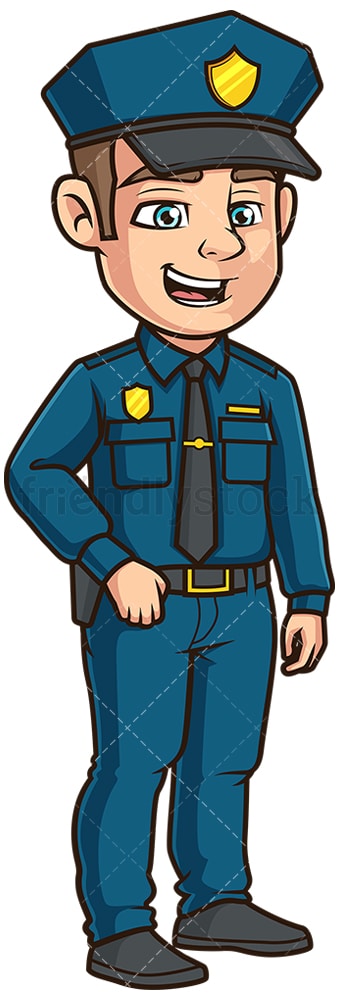 Detail Policeman Clipart Nomer 6