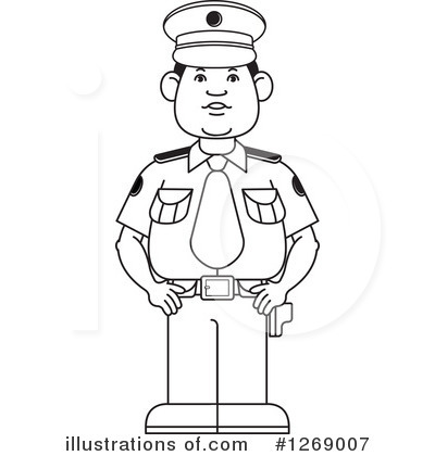 Detail Policeman Clipart Black And White Nomer 8