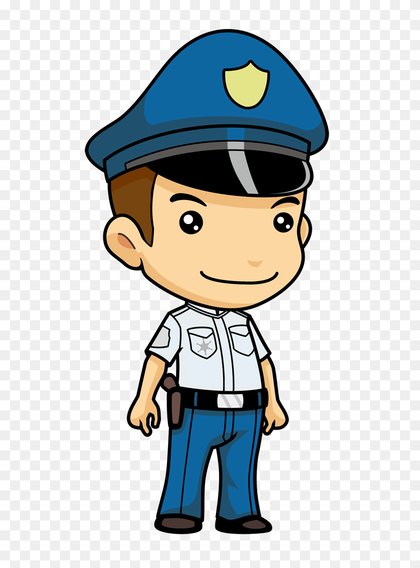 Detail Policeman Clipart Black And White Nomer 9