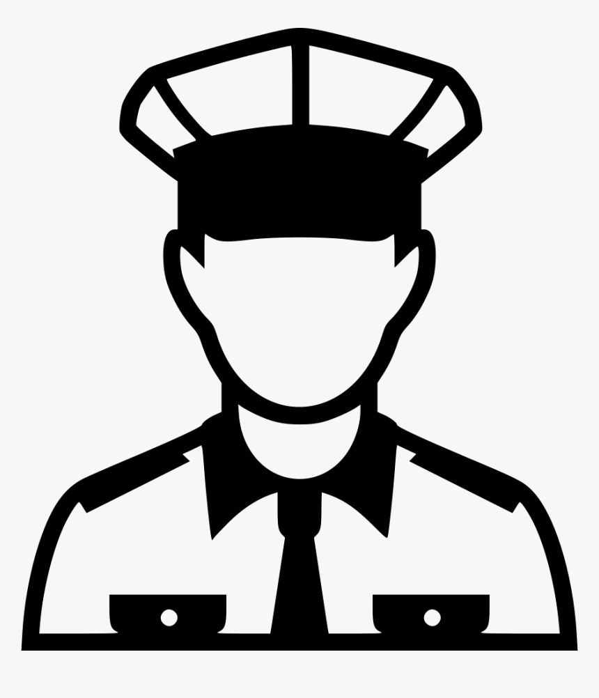 Detail Policeman Clipart Black And White Nomer 14