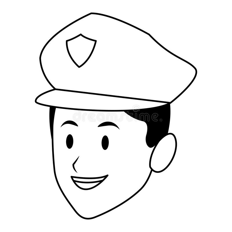 Detail Policeman Clipart Black And White Nomer 36