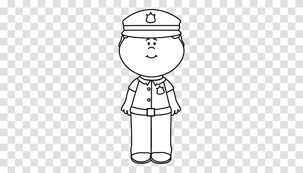 Detail Policeman Clipart Black And White Nomer 39