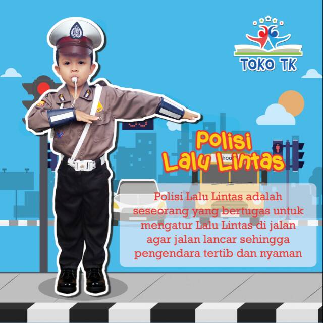 Detail Polisi Lalu Lintas Animasi Nomer 24