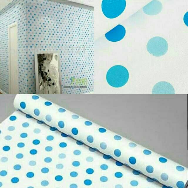 Detail Polkadot Biru Muda Nomer 12