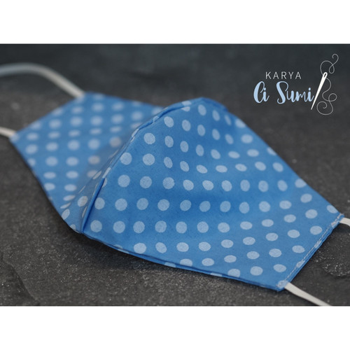 Detail Polkadot Biru Muda Nomer 34