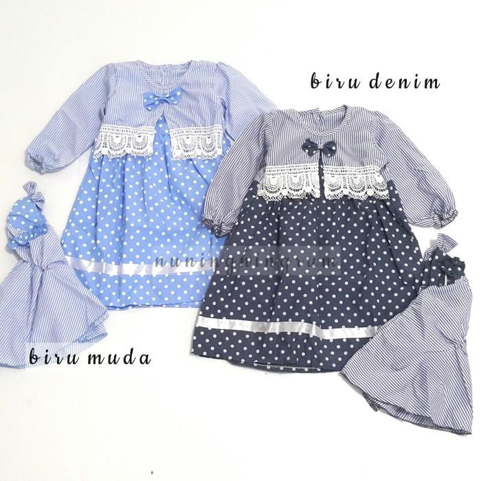 Detail Polkadot Biru Muda Nomer 36