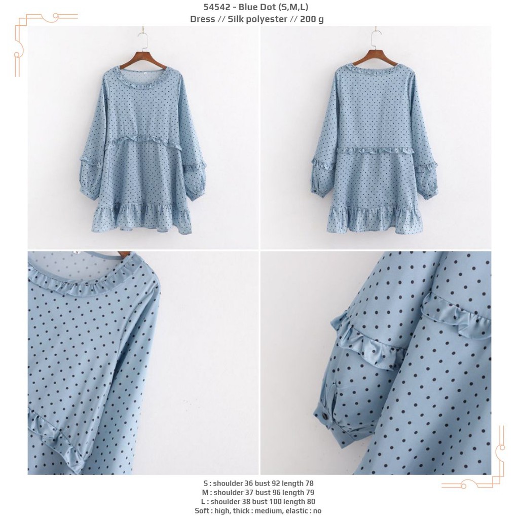 Detail Polkadot Biru Muda Nomer 57