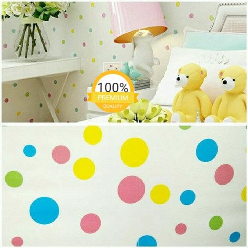 Detail Polkadot Warna Warni Nomer 37