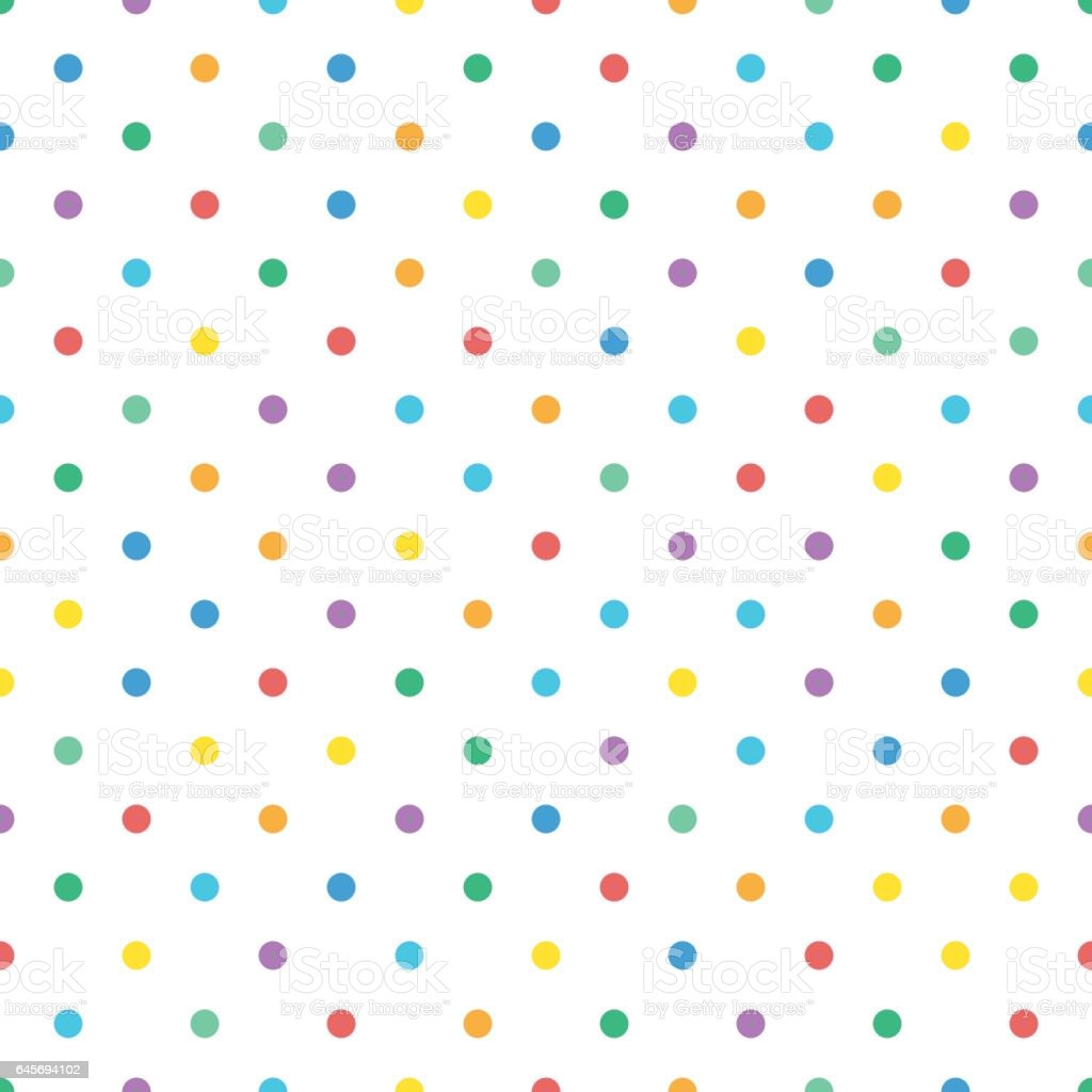 Detail Polkadot Warna Warni Nomer 6