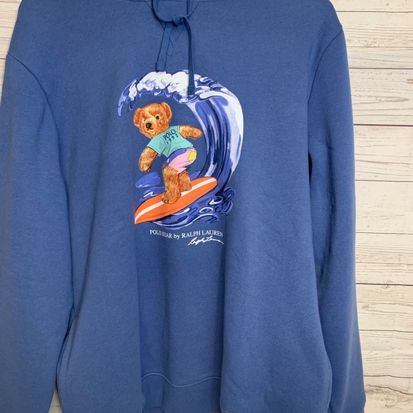 Detail Polo Bear Surfing Hoodie Nomer 33