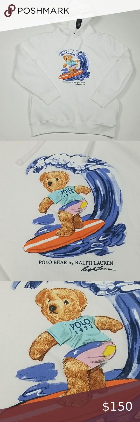 Detail Polo Bear Surfing Hoodie Nomer 34