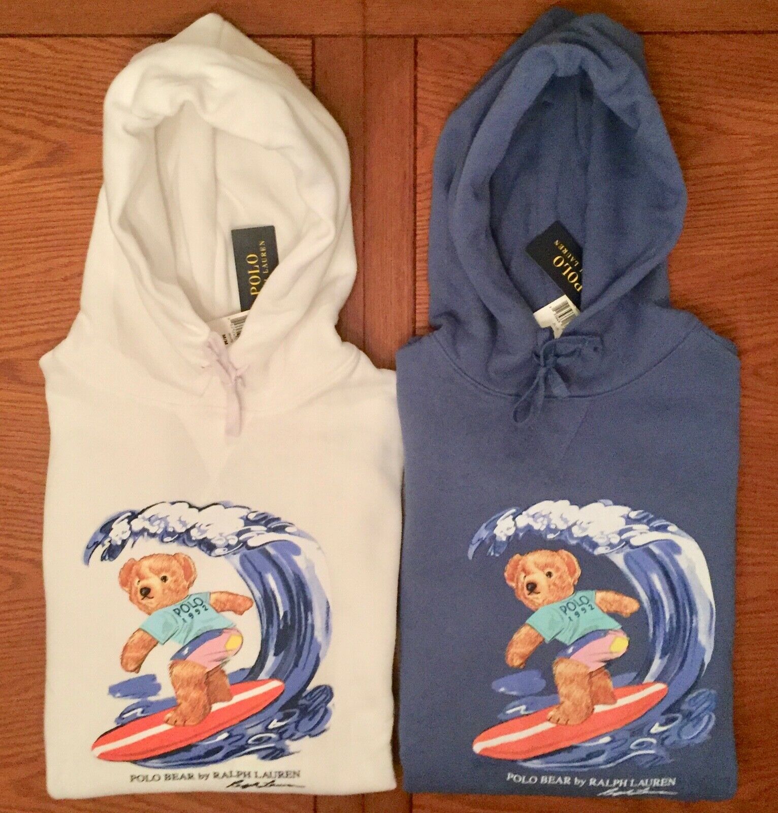 Detail Polo Bear Surfing Hoodie Nomer 7