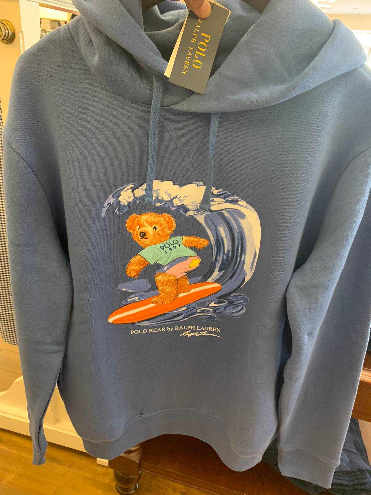 Detail Polo Bear Surfing Hoodie Nomer 10