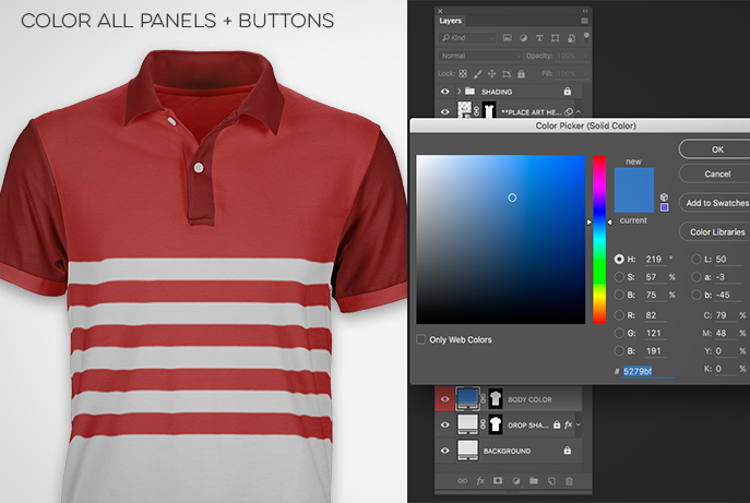 Detail Polo Shirt Design Template Photoshop Nomer 40