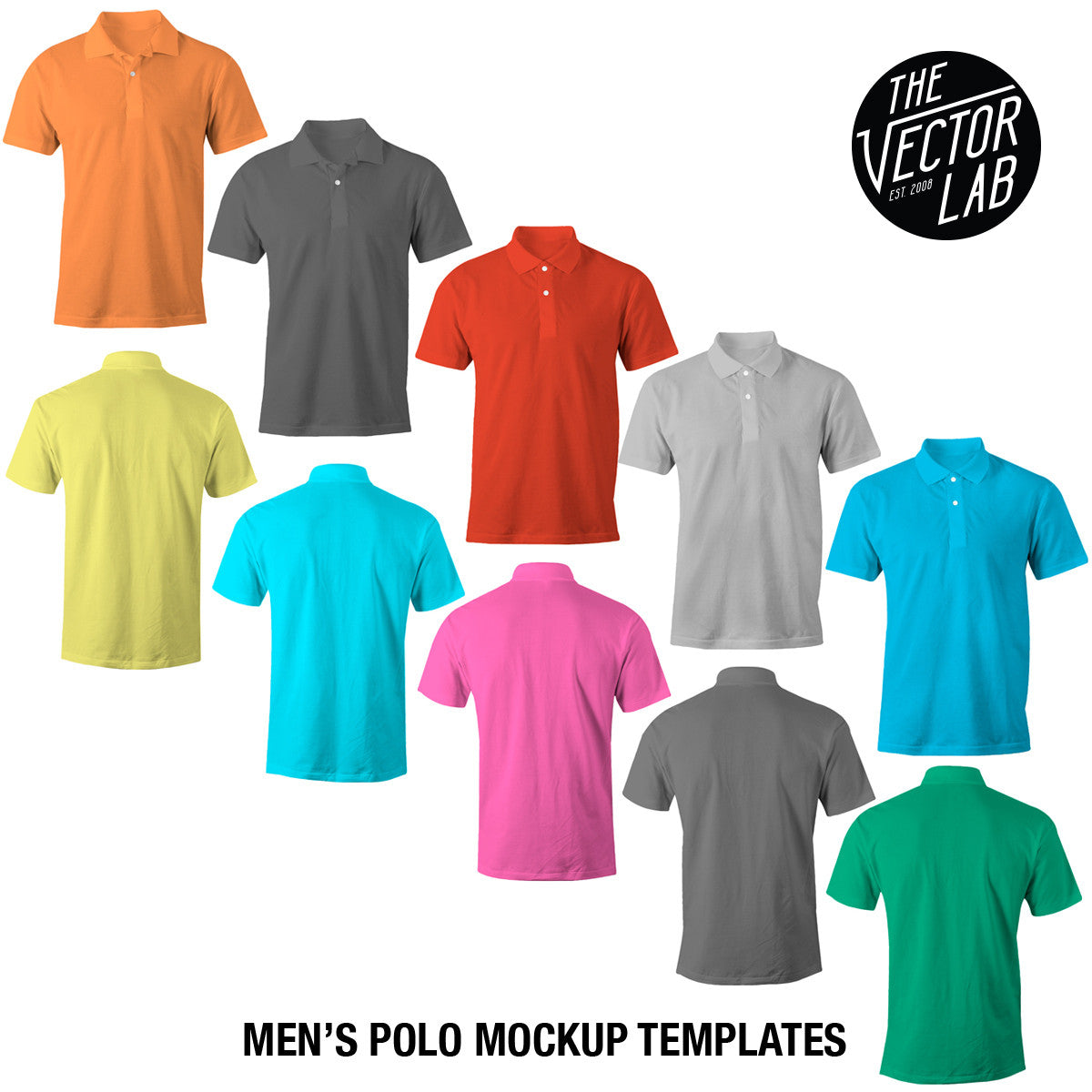 Detail Polo Shirt Design Template Photoshop Nomer 48