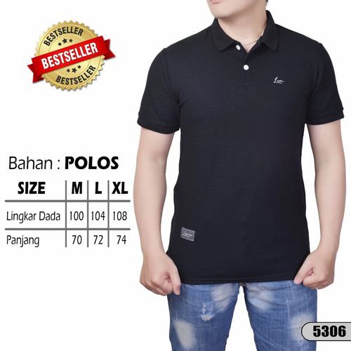 Detail Polo Shirt Hitam Polos Nomer 34