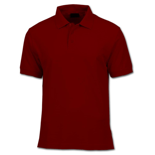 Detail Polo Shirt Merah Maroon Nomer 10