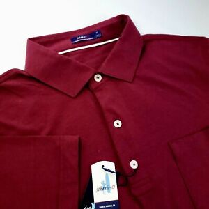 Detail Polo Shirt Merah Maroon Nomer 23