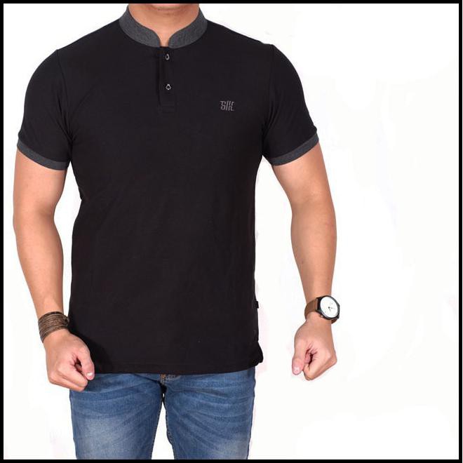 Detail Polo Shirt Polos Hitam Nomer 23