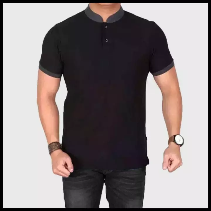 Detail Polo Shirt Polos Hitam Nomer 24