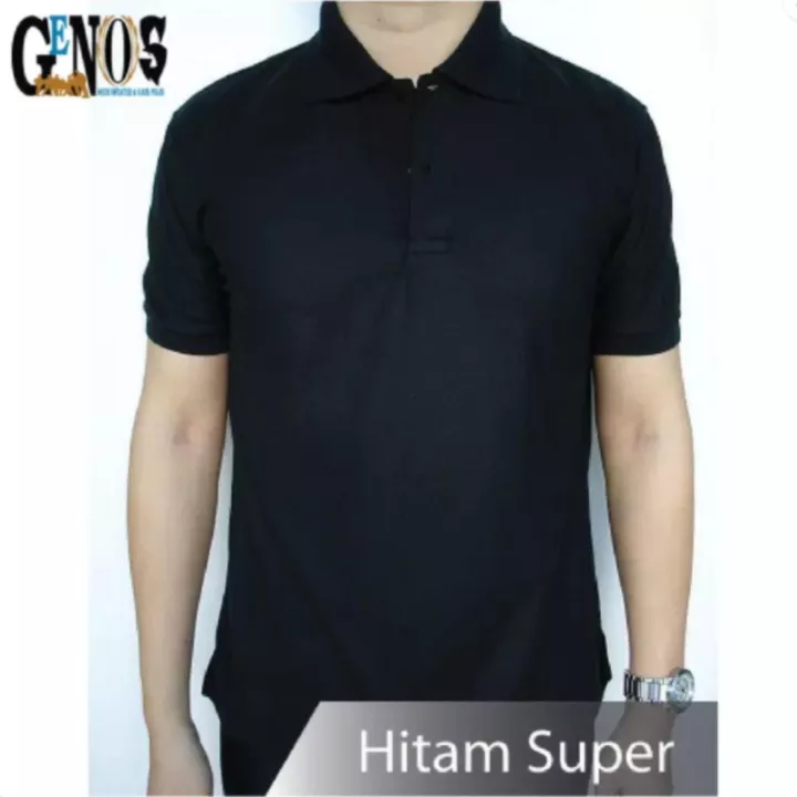 Detail Polo Shirt Polos Hitam Nomer 28