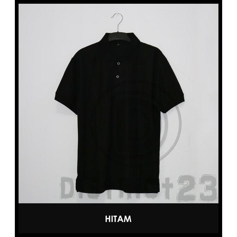 Detail Polo Shirt Polos Hitam Nomer 35