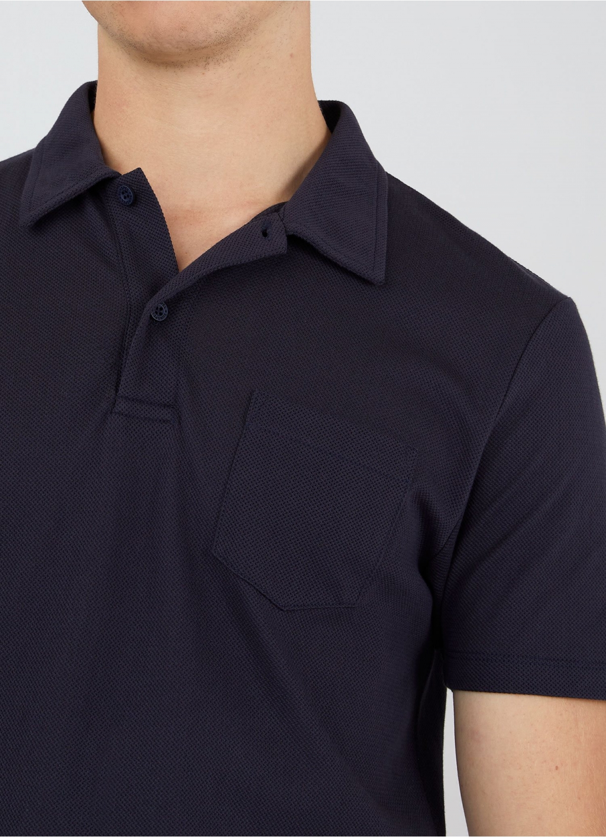 Detail Polo T Shirt Navy Nomer 15