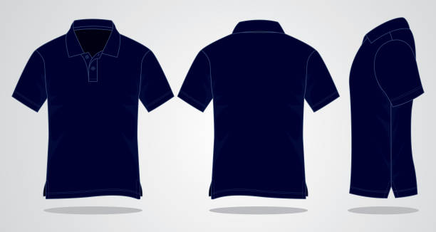 Detail Polo T Shirt Navy Nomer 17