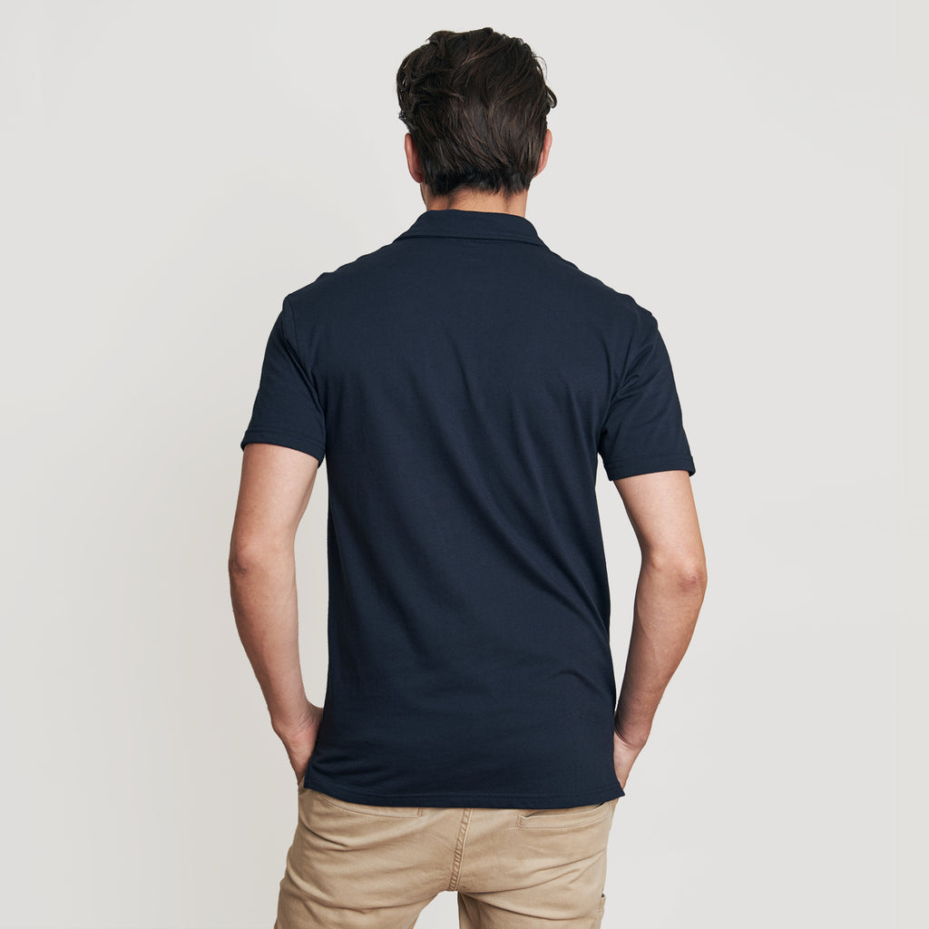 Detail Polo T Shirt Navy Nomer 28