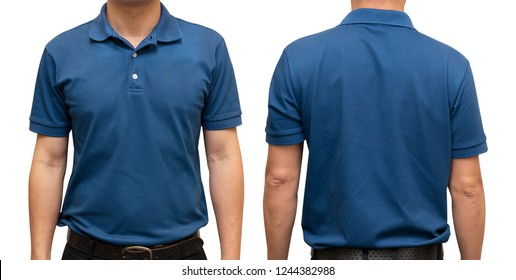Detail Polo T Shirt Navy Nomer 30