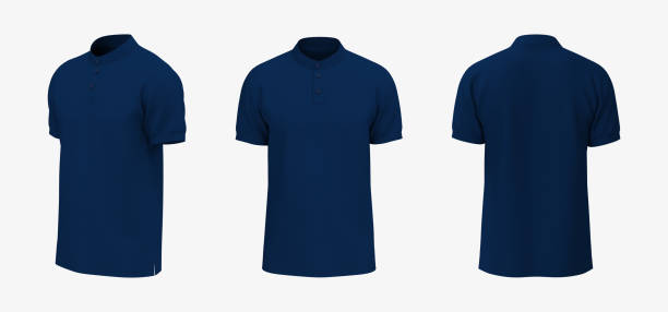 Detail Polo T Shirt Navy Nomer 9
