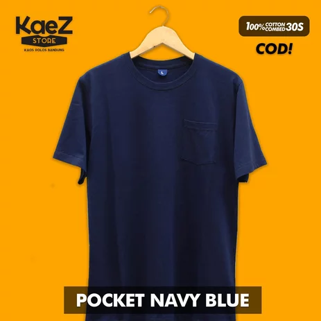 Detail Polosan Kaos Biru Dongker Nomer 41