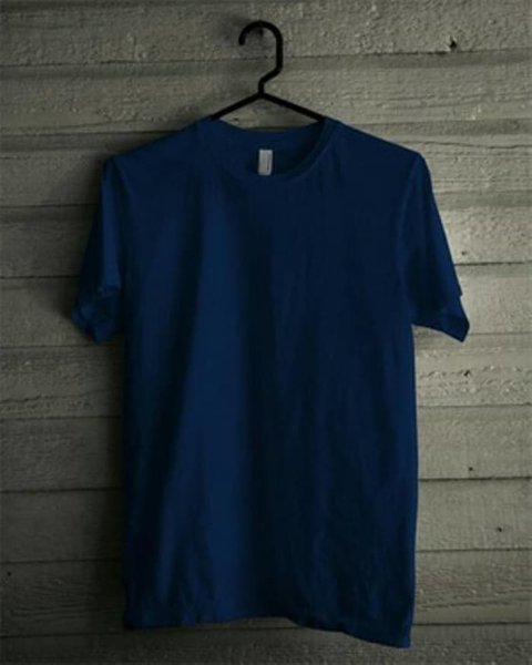 Detail Polosan Kaos Biru Dongker Nomer 7