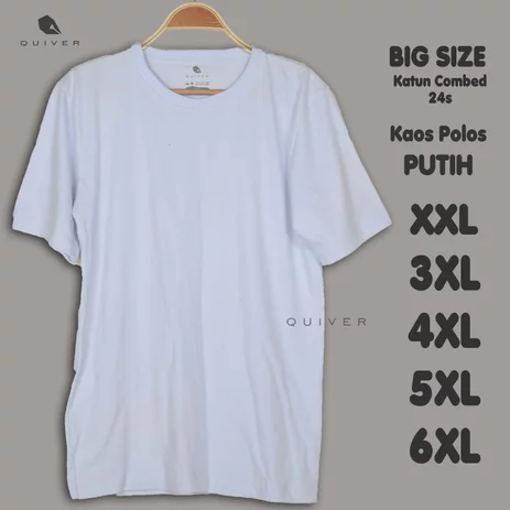 Detail Polosan Kaos Putih Nomer 30