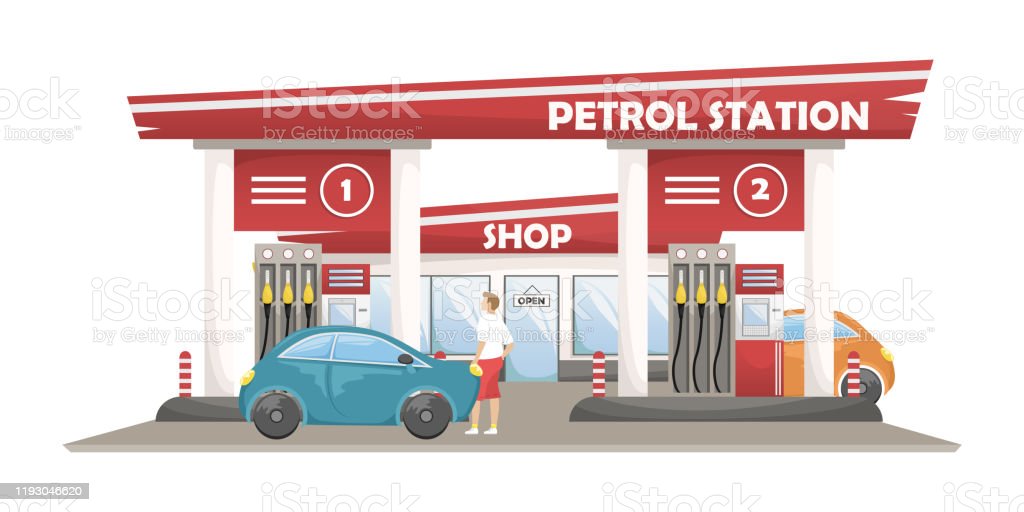 Detail Pom Bensin Vector Nomer 25