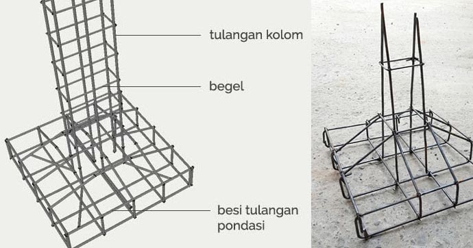 Detail Pondasi Cakar Ayam Rumah 2 Lantai Nomer 16