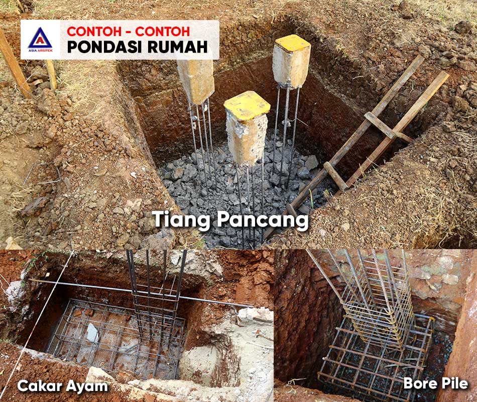 Detail Pondasi Cakar Ayam Rumah 2 Lantai Nomer 38