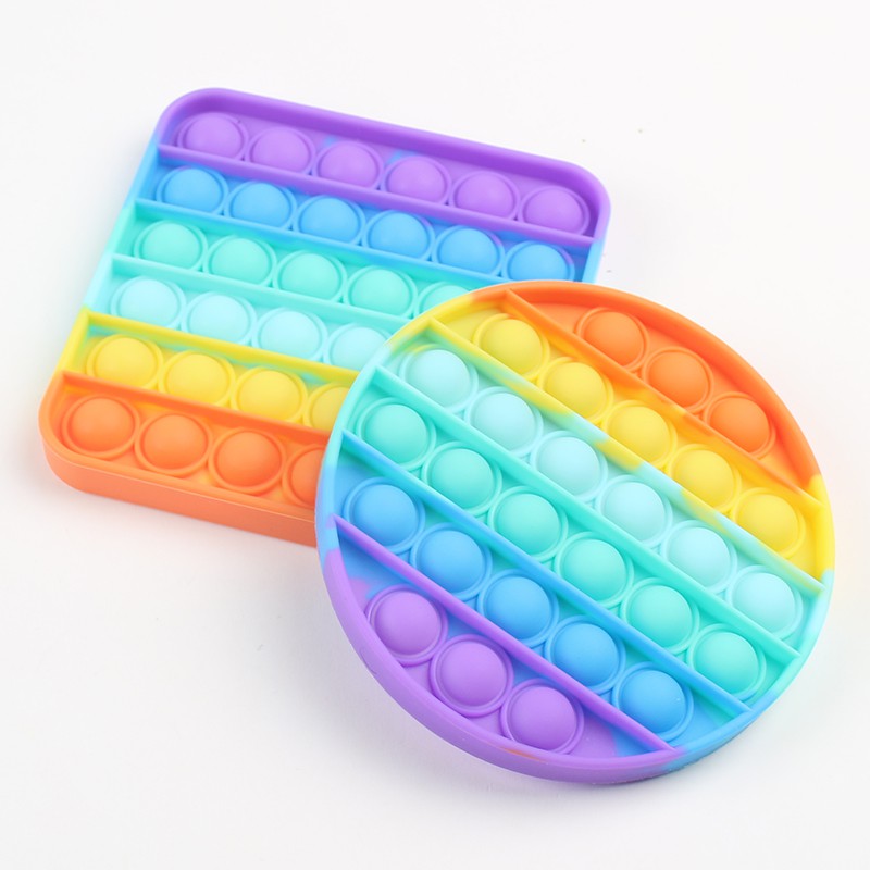 Detail Pop It Kotak Rainbow Nomer 15