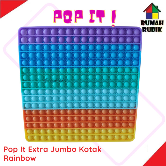 Detail Pop It Kotak Rainbow Nomer 16