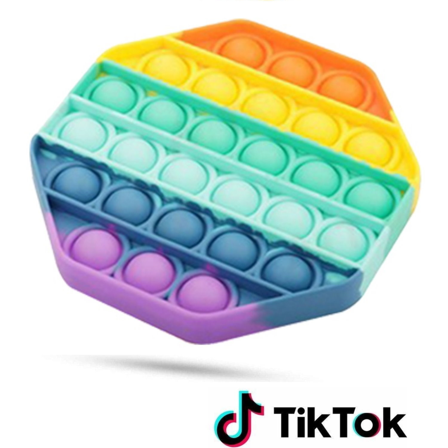 Detail Pop It Kotak Rainbow Nomer 18