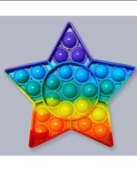 Detail Pop It Kotak Rainbow Nomer 21