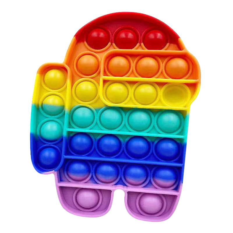 Detail Pop It Kotak Rainbow Nomer 33