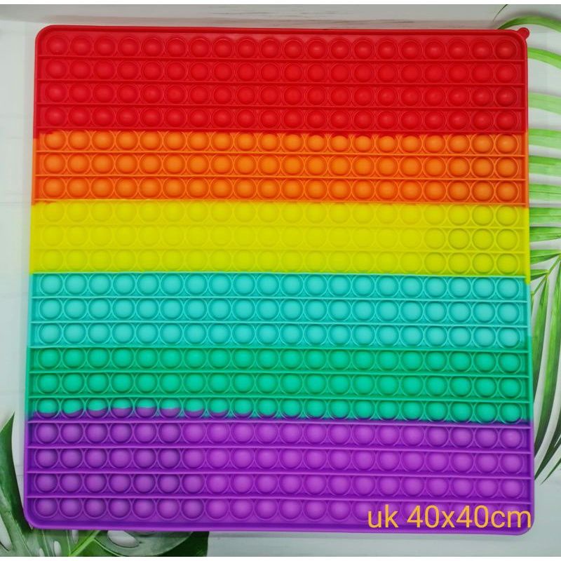 Detail Pop It Kotak Rainbow Nomer 40