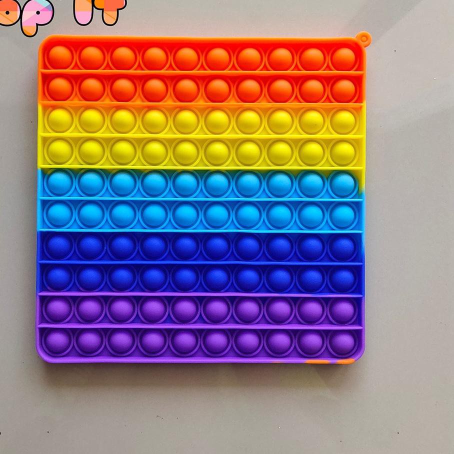 Detail Pop It Kotak Rainbow Nomer 5